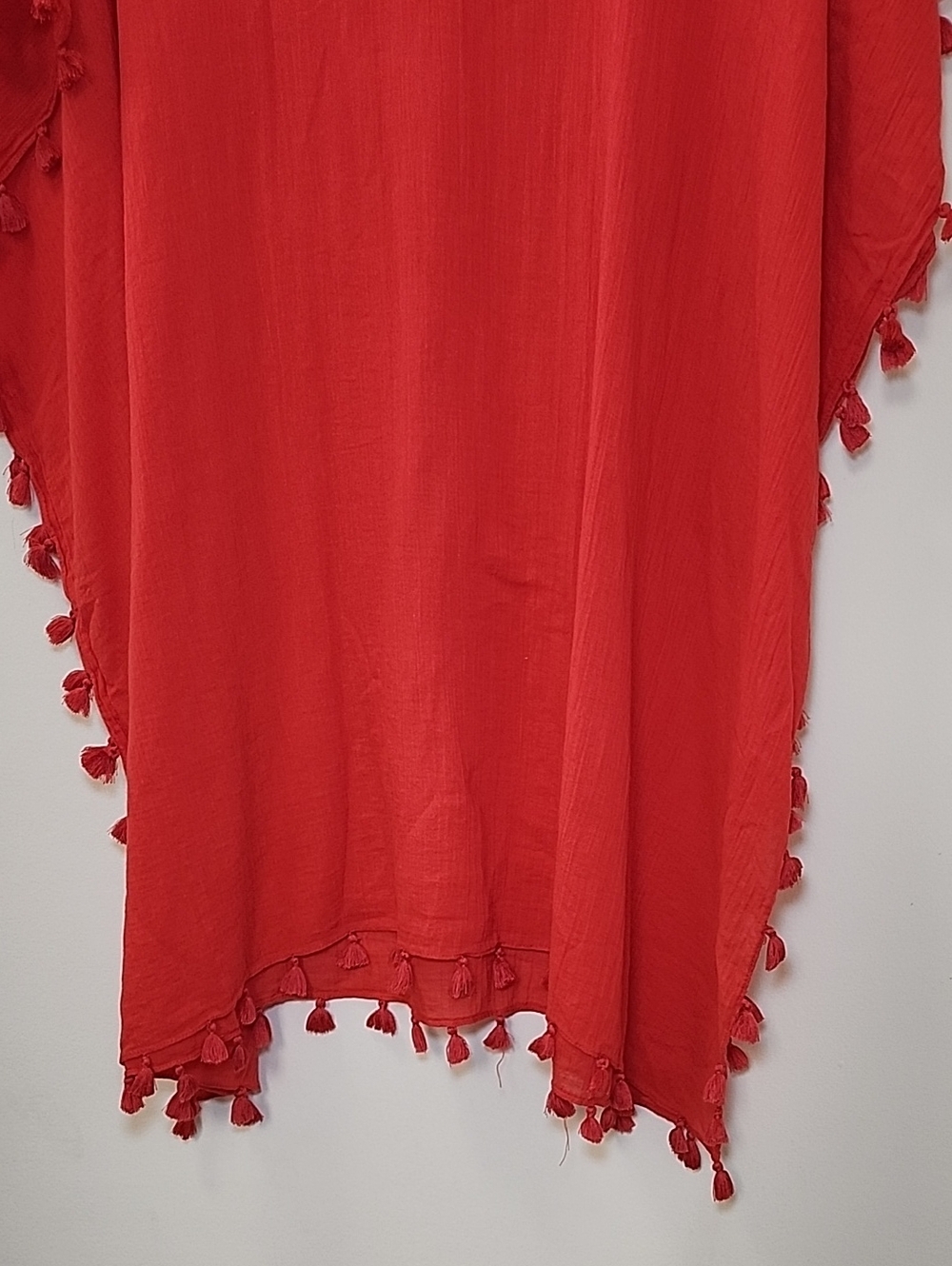 Seafolly Swimwear Women's Orange Amnesia Kaftan Swimsuit Cover-Up Size US OS - Picture 5 of 15